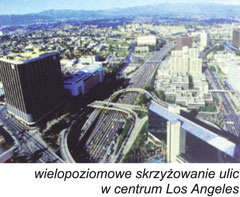 wielopoziomowe skrzyowanie ulic w Los Angeles zdjcie