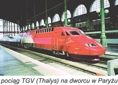 pocig TGV Thalys zdjcie photo