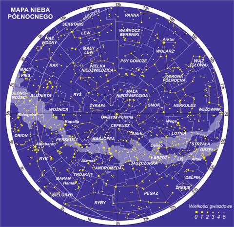 Mapa nieba pnocnego